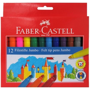 Faber-Castell filckészlet 12db Jumbo rostiron 554312