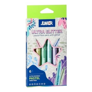 Filctoll készlet csillámos Mitama Junior 6 különböző szín