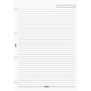 Filofax határidőnapló pótlap Jegyzetlapok vonalas fehér papír Mini kalendárium naptárbetét
