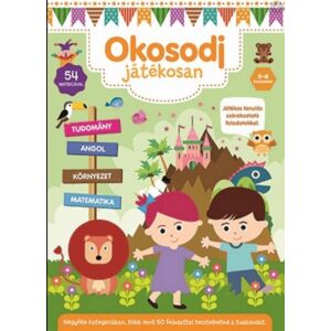 Foglalkoztató füzet Okosodj játékosan 5-6 éveseknek Napraforgó könyvek