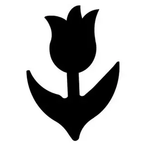 Formalyukasztó 25mm tulipán 1 dekorgumi