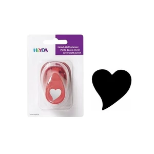 Formalyukasztó Heyda 17mm szív motívum