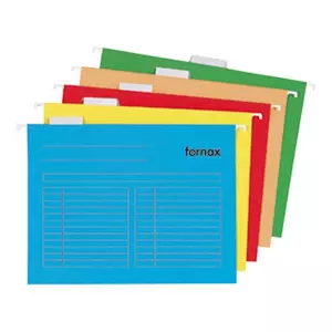 Függőmappa Fornax33-V Függőmappa A4, karton Bluering®, sárga 1db/csomag