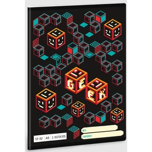 Füzet 12-32 A5 vonalas Ars Una Geek (5256) 23 53603494 3.osztályos prémium minőségű fü