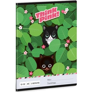 Füzet 12-32 A5 Vonalas Ars Una Think-Pink (5462) 25 53603494 3.osztályos prémium minőség