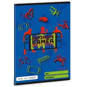 Füzet 12-32 A5 vonalas Ars Una Ultimate Gamer (5141) 22 53603494 3.osztályos prémium minőségű fü