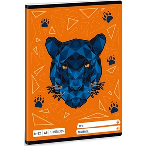 Füzet 14-32 A5 vonalas Ars Una Black Panther (5082) 21 53583499 1.osztályos füzet prémium minős