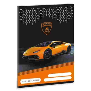 Füzet 14-32 A5 vonalas Ars Una Lamborghini (5125) 22 53583499 1.osztályos füzet prémium minős