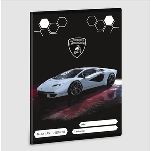 Füzet 14-32 A5 vonalas Ars Una Lamborghini (5254) 23 53583499 1.osztályos füzet prémium minős