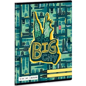 Füzet 14-32 A5 vonalas Ars Una Tha Big City - nagyváros (843) 18' Ars 53583499 1.osztályos füzet prémium minős