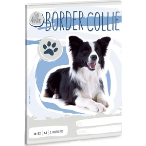 Füzet 16-32 A5 vonalas Ars Una Cuki Border Collie 53593498 2.osztályos füzet prémium minős