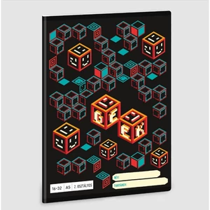 Füzet 16-32 A5 vonalas Ars Una Geek (5256) 23 kocka 53593498 2.osztályos füzet prémium minős