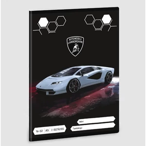 Füzet 16-32 A5 vonalas Ars Una Lamborghini (5254) 23 53593498 2.osztályos füzet prémium minős