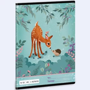 Füzet 16-32 A5 vonalas Ars Una My Secret Garden (5339) 24 53593498 2.osztályos füzet prémium minős