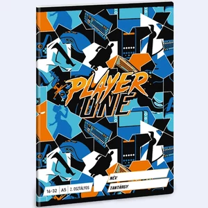 Füzet 16-32 A5 vonalas Ars Una Player One (5353) 24 53593498 2.osztályos füzet prémium minős