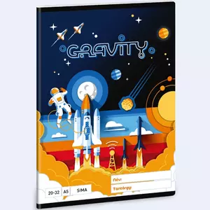 Füzet 20-32 A5 sima Ars Una Gravity (5367) 24 