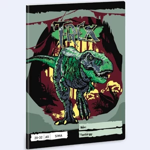 Füzet 20-32 A5 sima Ars Una T-Rex Dínó (5346) 24 53613462 prémium minőségű füzet