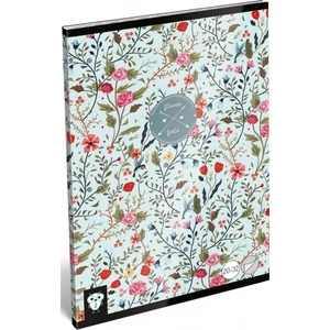 Füzet 20-32 A5 sima Lizzy Kis Bagoly Flower field Lizzy kollekció
