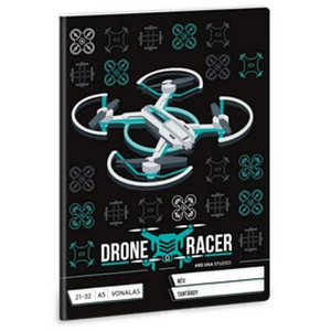Füzet 21-32 A5 vonalas Ars Una Drone Racer (5131) 22 53621313 4-8.osztályig prémium minőség