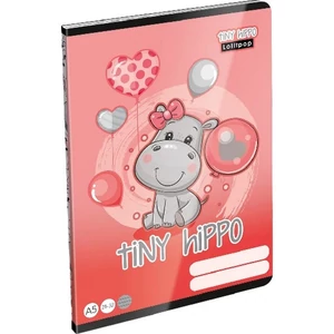 Füzet 21-32 A5 vonalas Lizzy Lollipop Tiny Hippo Lizzy kollekció