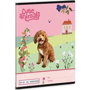 Füzet 27-32 A5 Kockás Ars Una Cute Animals Doggie (5458) 25 53634580