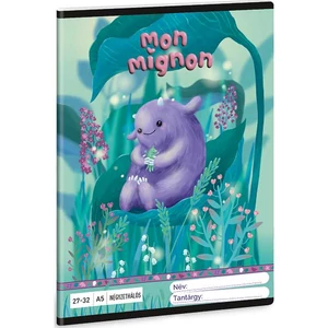 Füzet 27-32 A5 Kockás Ars Una Mon Mignon (5447) 25 53634474 prémium füzet négyzethálós
