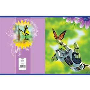 Füzet 27-32 A5 kockás Lizzy Robot Fortuna