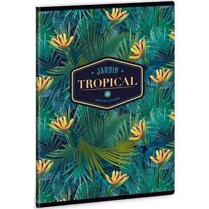 Füzet 27-40 A5 kockás Ars Una Tropical Florida - virágos 40lap 19' 93149211 prémium füzet négyzethálós
