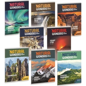 Füzet 27-40 A5 kockás Ars Una Extra kapcsos Natural Wonders 21' 53141026 prémium füzet négyzethálós