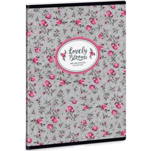 Füzet 27-40 A5 kockás Ars Una Pink roses (866) 40lapos 18' 93148665 prémium füzet négyzethálós