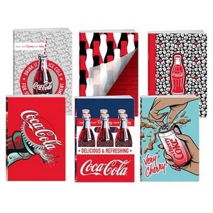 Füzet 50lapos A5 kockás Bestbuy Coca-Cola vegyes mintával
