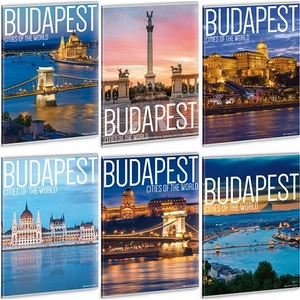 Füzet 80-40 A4 sima Ars Una City of Budapest 40lap 18' 93809344 prémium füzet