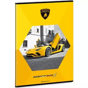 Füzet 81-40 A4 vonalas Ars Una Lamborghini sárga autó (835) 40lapos 18' 93118354 Extra Kapcsos prémium füzet