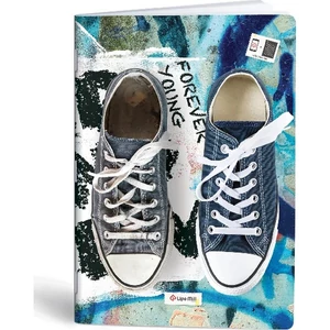 Füzet 81-40 A4 vonalas Lizzy Lipamill 2022 Premium Sneakers 40+2lapos Lizzy kollekció füzetek