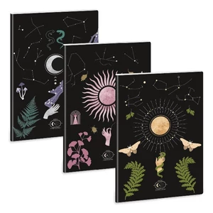 Füzet 87-40 A4 kockás Ars Una Extra kapcsos Mystic Constellation 5423 53124234 A/4-es négyzethálós 40lapos 75g