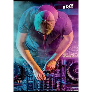 Füzet A5 kockás 96lap, COOL BY VICTORIA, DJ ISVFC57