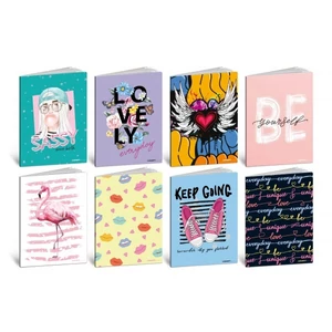 Füzet A4 kockás Blasetti 80g 42lap Teen Girl 8571 lakkozott fóliázott extrakapcsos minőség