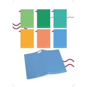 Füzet A/4 Pigna Monocromo Green 42 lapos vonalas