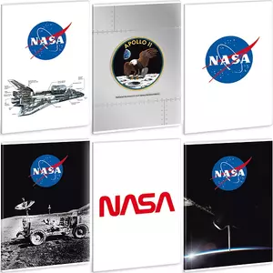 Füzet 87-40 A4 kockás Ars Una NASA vegyes mintával 40lap 20' 53120632 prémium füzet
