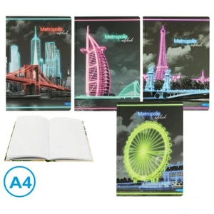 Füzet A4 vonalas 96lap A/4 METROPOLIS '25 