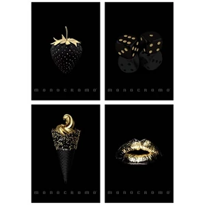 Füzet 50lapos A4 vonalas Pigna Monocromo Gold 02326091R vegyes mintával