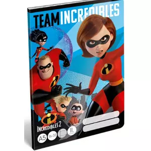 Füzet 16-32 A5 Vonalas Lizzy The Incredibles 2 Family. 18' 2. osztályos füzet