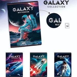 Füzet A/5 52lap vonalas Galaxy
