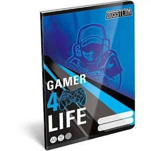 Füzet A5 kockás 40lapos Gamer 4Life 