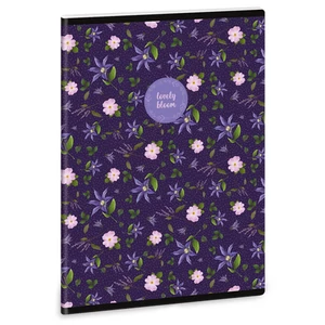 Füzet 27-32 A5 kockás Ars Una Lovely Bloom wild rose 53142276 prémium füzet négyzethálós