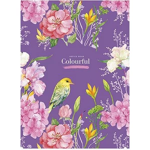 Füzet A4 vonalas Shkolyaryk 81-32 80lap Colourful vegyes minta Irodai füzetek Shkolyaryk A4-080-533L