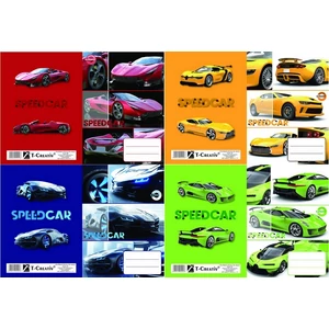 Füzetborító A5 Cars vegyes T-Creativ bujtatós / autós / tankönyv és füzetborító kollekció