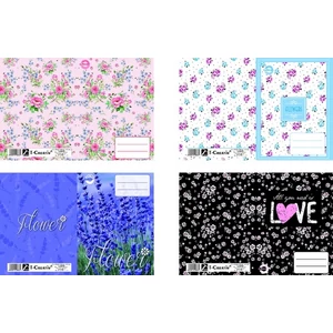 Füzetborító A5 Flowers T-Creativ bújtatós virágos tankönyv és füzetborító kollekció