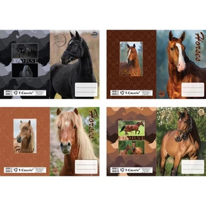 Füzetborító A5 Horses T-Creativ, vegyes minták 