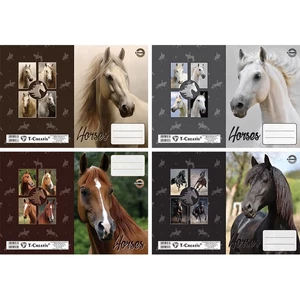 Füzetborító A5 Horses T-Creativ, vegyes minták 